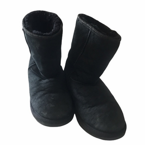 Emu Sheepskin Stinger Lo Black‎ Boots 9 EUC